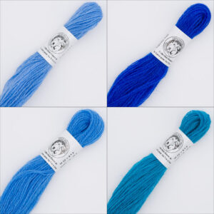 Laine Fine d'Aubusson - Bleu